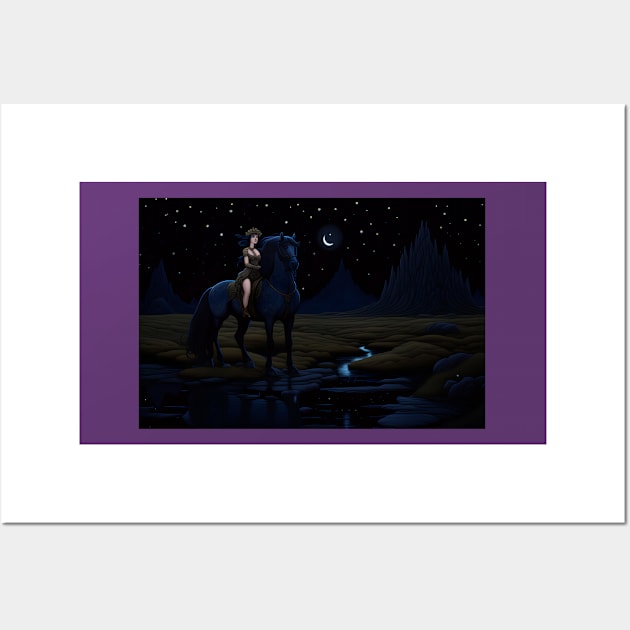 Night Traveler Wall Art by PaigeCompositor